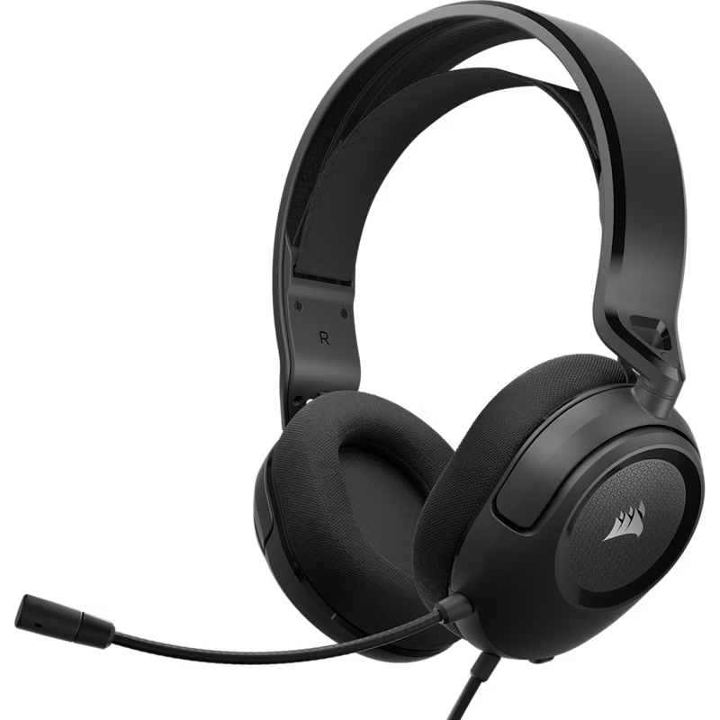 بكج الألعاب الاحترافي 4 في 1 من كورساير – لوحة مفاتيح K55 RGB + ماوس Harpoon RGB PRO + ماوس باد MM100 + سماعة HS35 V2 - 4