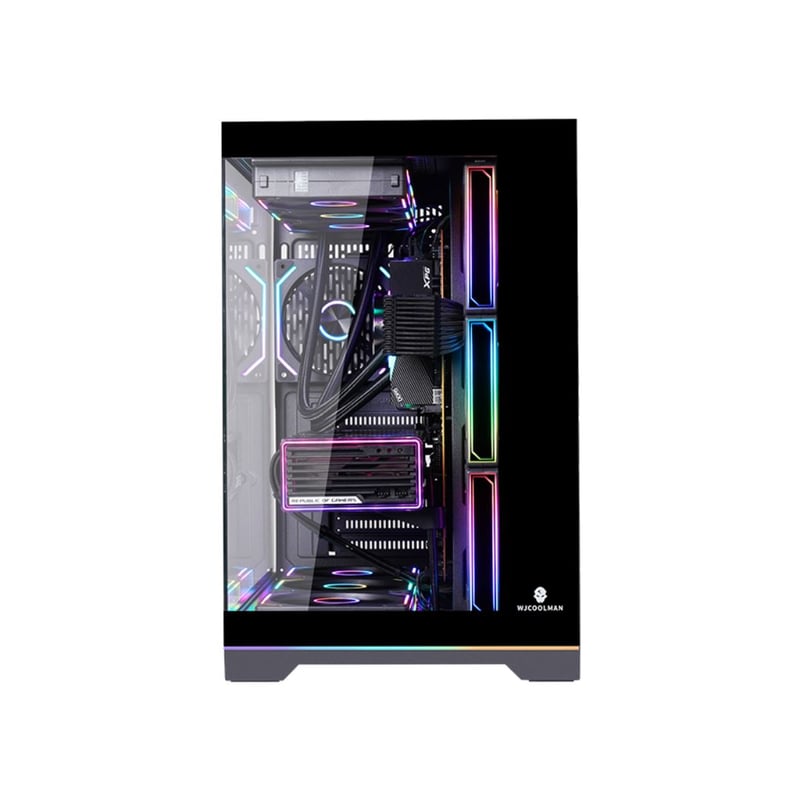 WJ Coolman Robin II Plus SCAR Mid-Tower Case Black - 5