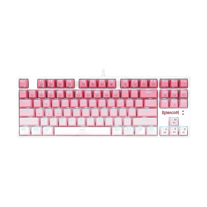 Redragon CASS K645W Mechanical Gaming Keyboard Wired RGB Pink Brown Switch - 5