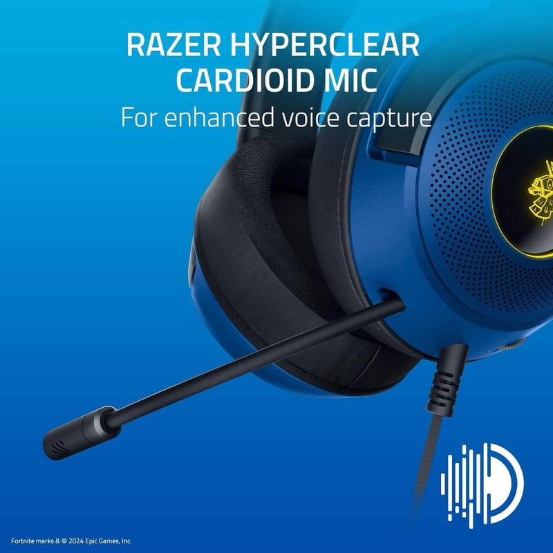 سماعات Razer Kraken V3 X USB سلكية مع ميك بلو - 9