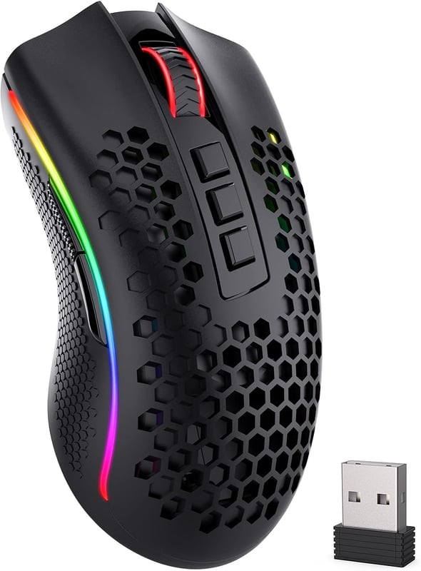 Redragon M808-KS Gaming Mouse 16000 DPI Dual-Mode Black - 1