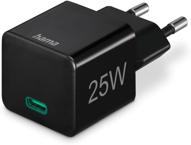 شاحن Hama 25W Power Delivery Qualcomm أسود - 1