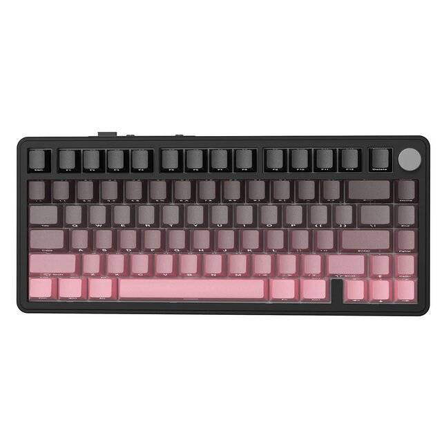 كيبورد Attack Shark X85 75% ميكانيكي Dual-Mode RGB أسود - 1
