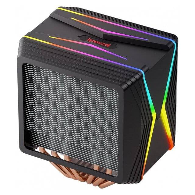 مبرد Redragon Hodur C218 Dual-Tower 120mm 200W TDP ARGB - 1
