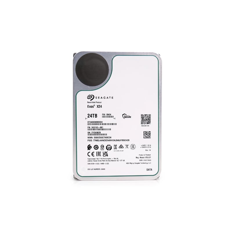هارد Seagate Exos X 24TB SATA 3.5 انج - 3