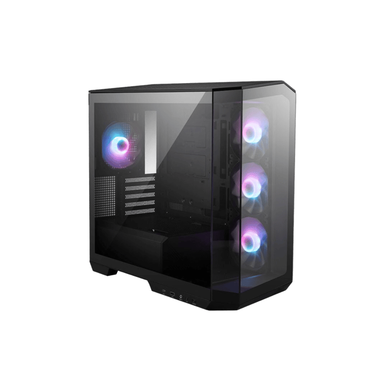 MSI MAG PANO M100R PZ Micro-Tower Black Tempered Glass Case - 5