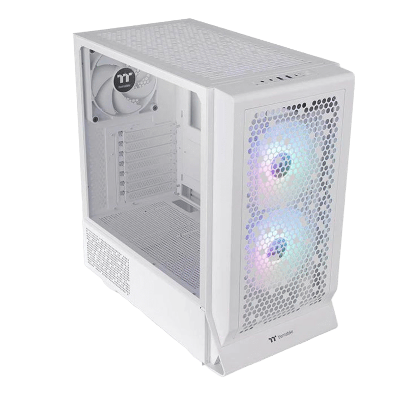 Thermaltake Ceres 330 Mid-Tower ATX Case White Tempered Glass ARGB - 7