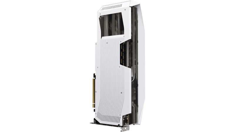 XFX Mercury AMD Radeon RX 9070 XT OC White Magnetic Air Edition 16GB Graphics Card - 6