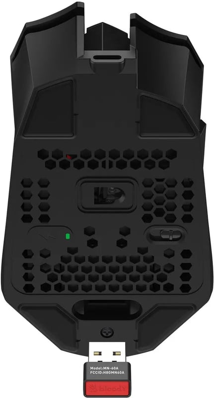 ماوس Bloody R36 Ultra 12000 DPI Dual-Mode RGB أسود - 10
