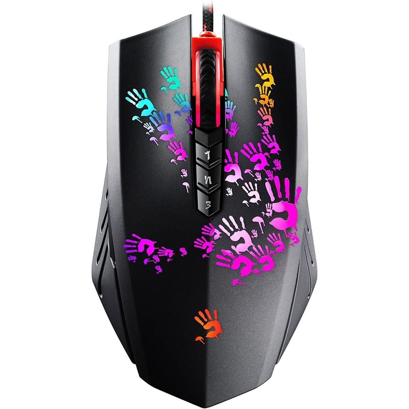 ماوس Bloody A60 Light Strike 6200 DPI USB أسود - 1