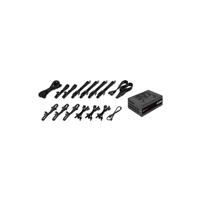 باور سبلاي Corsair HX1200i 1200W 80+ Platinum معياري بالكامل - 6