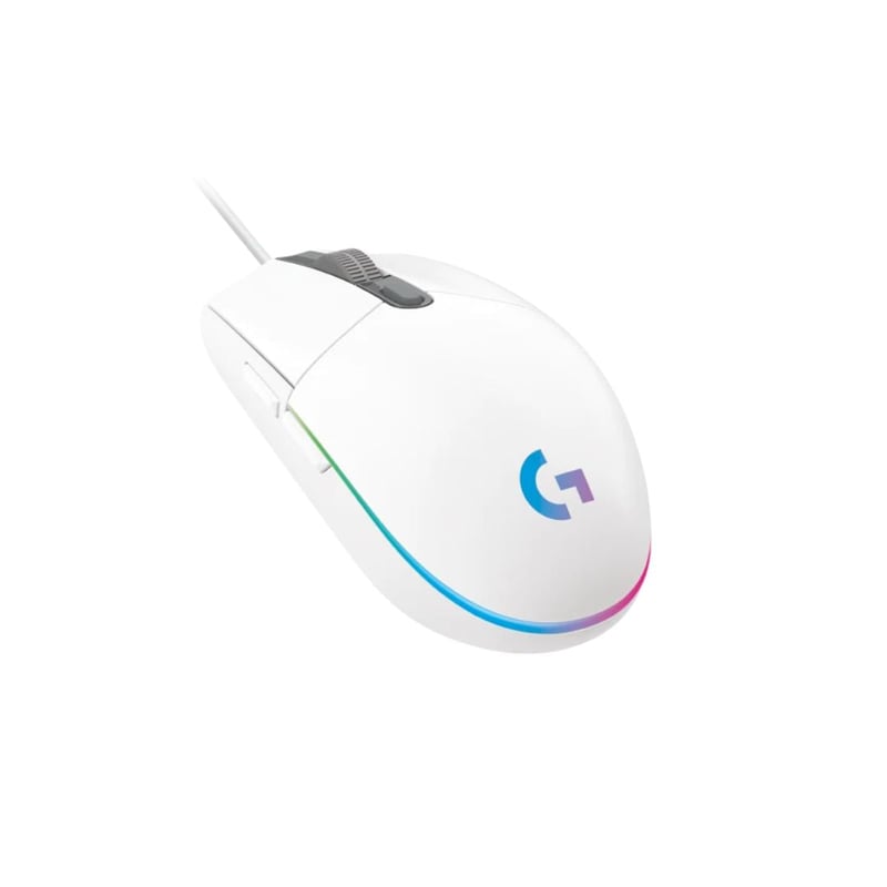 ماوس Logitech G203 8000 DPI سلكي RGB 6 أزرار أبيض - 4