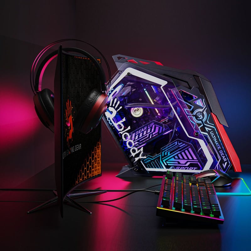 كيس Bloody Rogue GH-30 Mid-Tower Black - 6