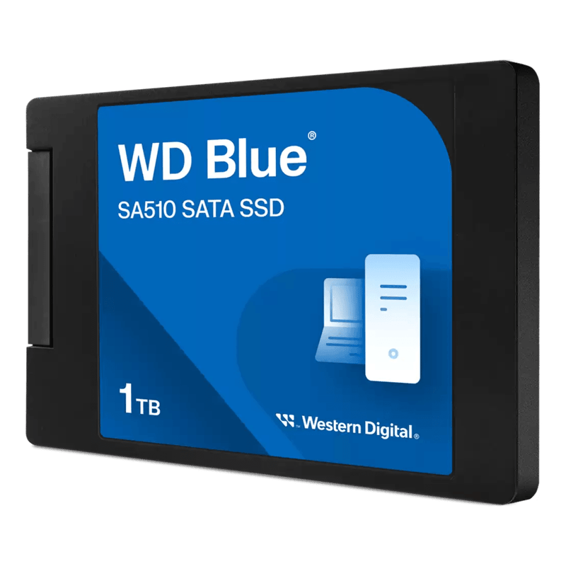 WD Blue SA510 SATA SSD 2.5”/7mm Cased - 1TB - 3