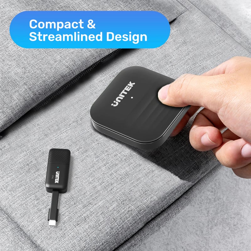 محول UNITEK USB-C إلى HDMI لاسلكي 50m 1080p@60Hz Dual-Band - 8