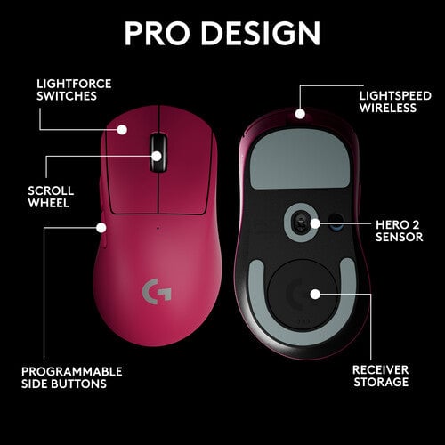 ماوس Logitech G PRO X Superlight 2 44000 DPI لاسلكي أبيض - 15