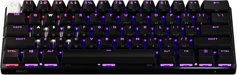 كيبورد Logitech G Pro X 60% Optical-Mechanical لاسلكي RGB أسود - 8