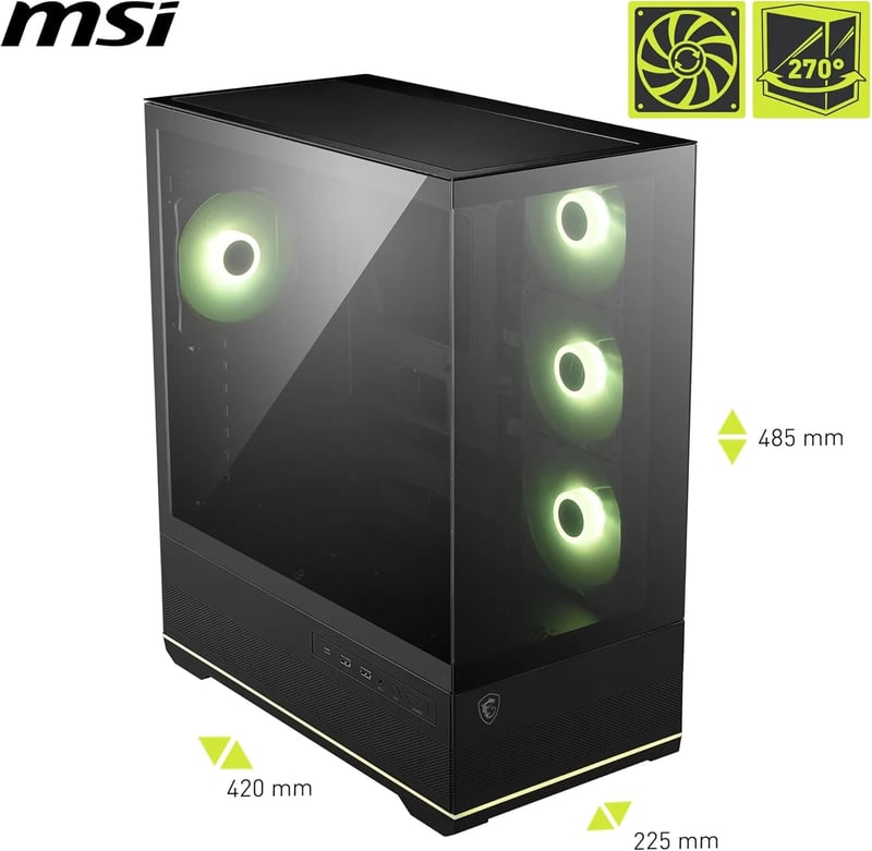 كيس MSI MAG Pano 110R PZ Mid-Tower ATX - 4