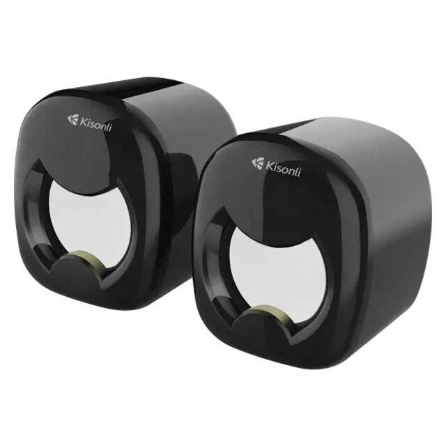 سبيكر Kisonli A202 2.0 قناة 3W Dual-Mode أسود - 1