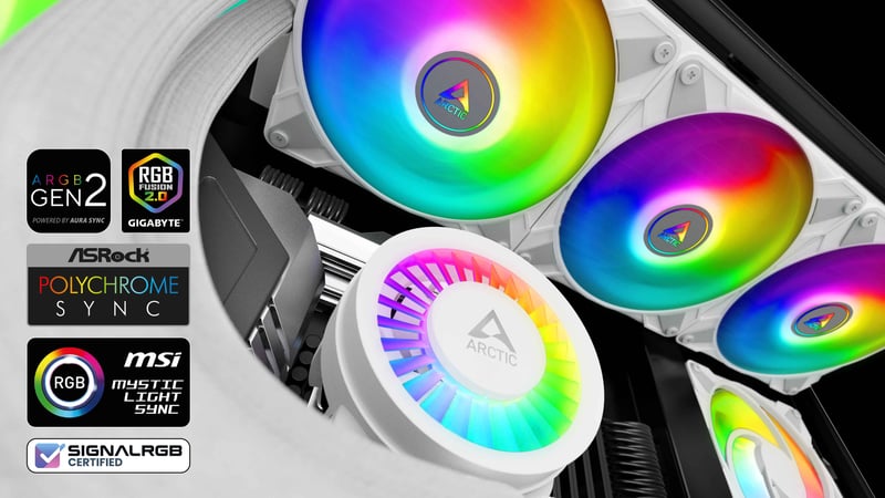 ARCTIC Liquid Freezer III 420 A-RGB AIO Liquid Cooler - 2