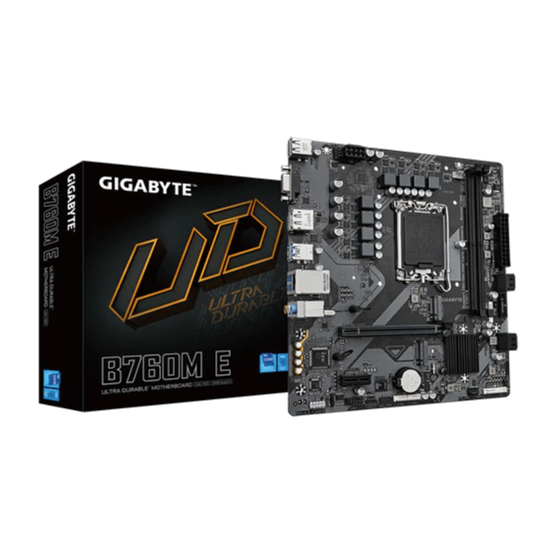 لوحة أم Gigabyte B760M E Intel B760 LGA1700 Micro-ATX أسود - 6
