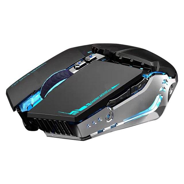 Jeqang JM-560 1600 DPI Wired RGB Gaming Mouse Black - 4