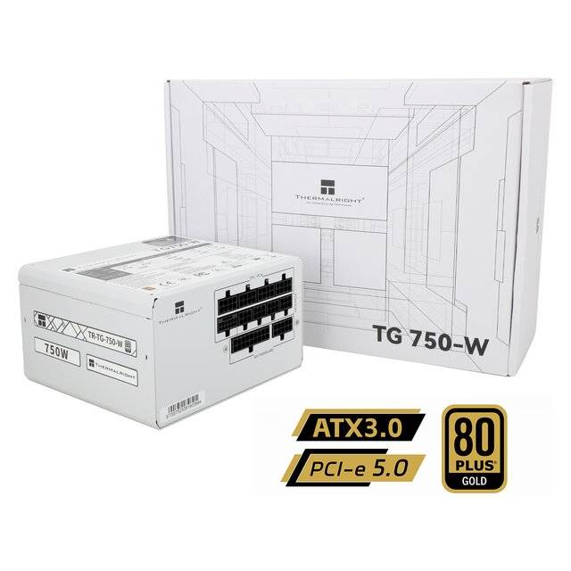 باور سبلاي Thermalright TG 750W 80+ Gold فول مودولار أبيض - 4