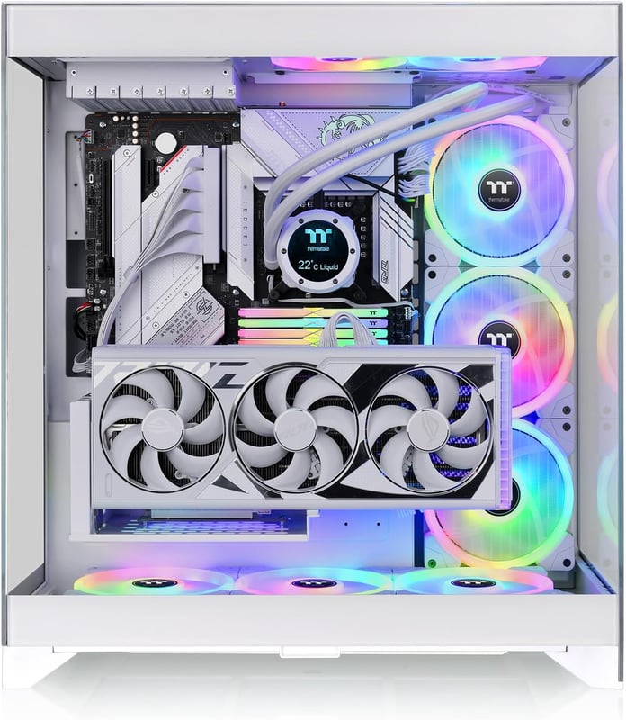 Thermaltake CTE E550 TG Mid-Tower ATX Case Snow White - 12