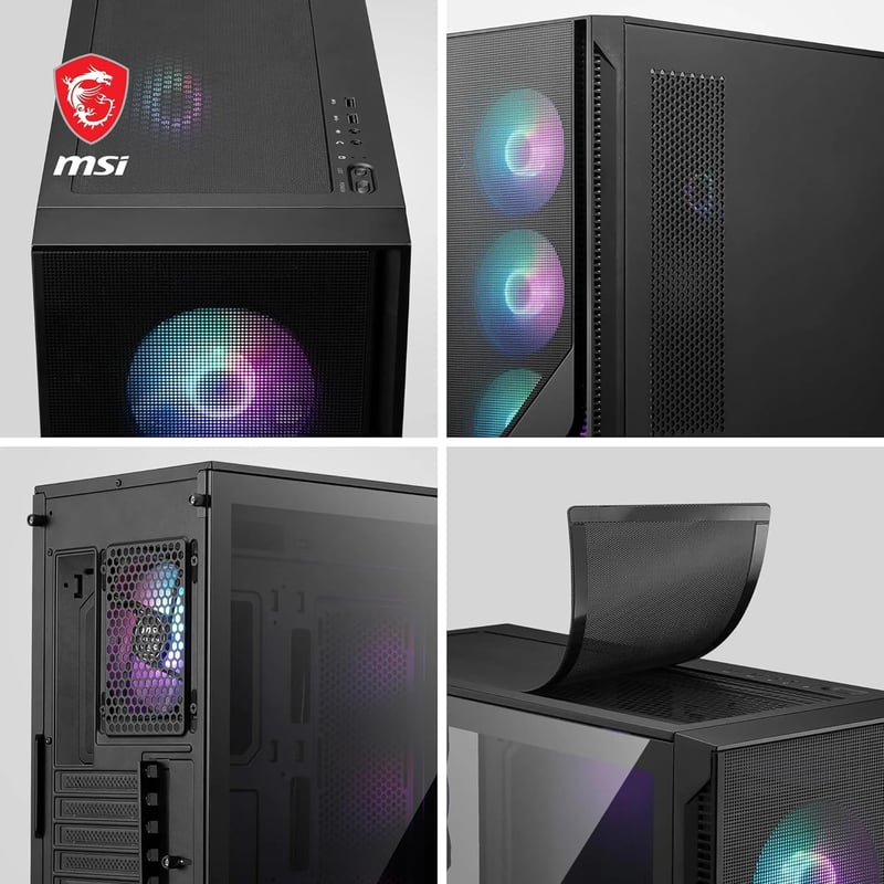كيس MSI MAG Forge 320R Mid-Tower ATX أبيض - 8