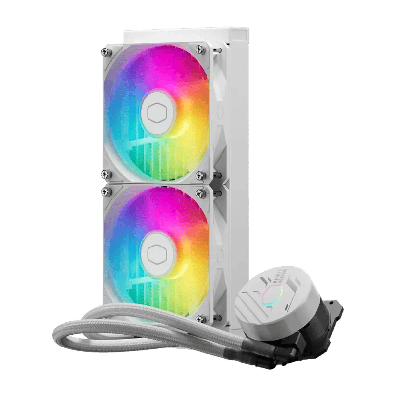 مبرد Cooler Master 240mm AIO سائل ARGB أبيض - 3