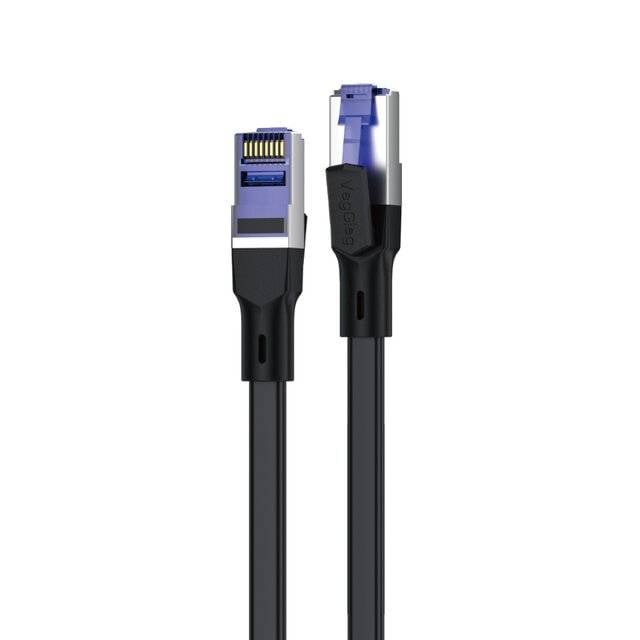 كيبل VegGieg CAT7 Ethernet RJ45 إلى RJ45 3m SFTP Flat - 4