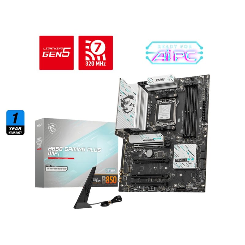 لوحة أم MSI B850 GAMING PLUS WIFI AM5 ATX - 7