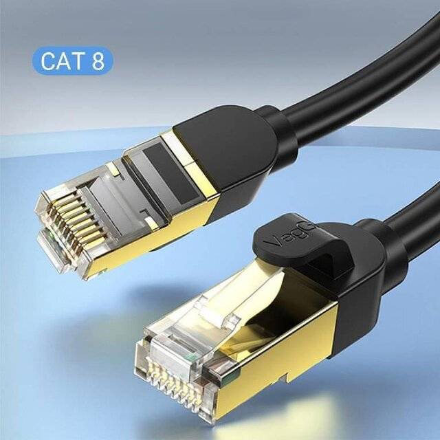 كيبل VegGieg CAT8 40Gbps RJ45 إلى RJ45 1m STP Patch - 2