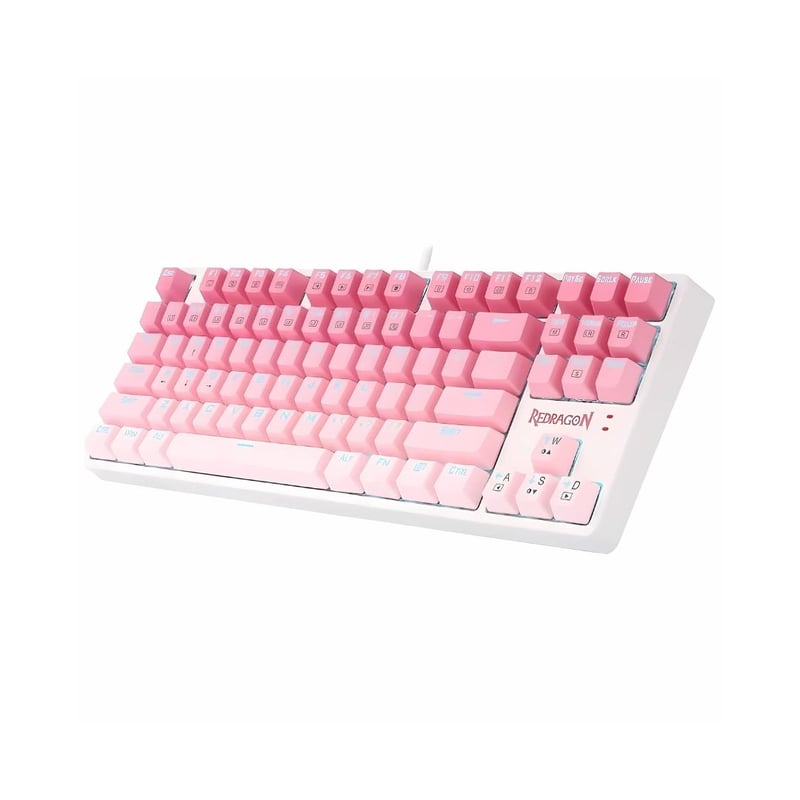 Redragon CASS K645W Mechanical Gaming Keyboard Wired RGB Pink Brown Switch - 2