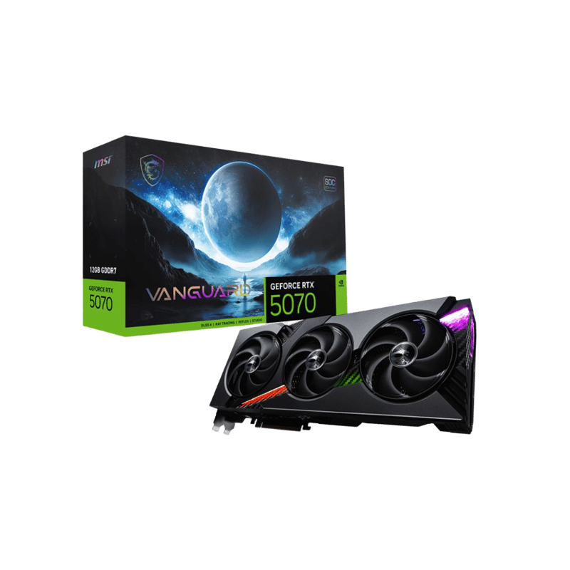 MSI VANGUARD GeForce RTX 5070 12GB GDDR7 SOC - 8