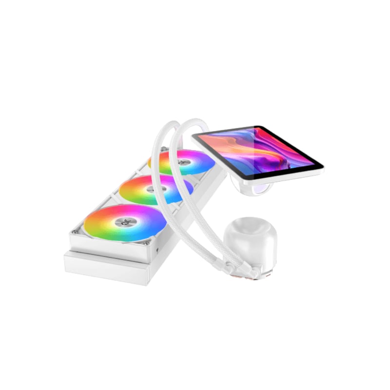 XIGMATECK Connect Pro 360mm AIO Liquid Cooler ARGB Black - 3