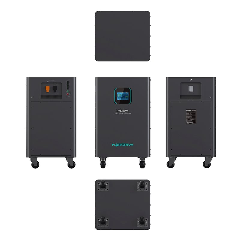 Marsriva 17.92kWh 48V LiFePO4 Battery MR-LFP48-350-WMD - 6