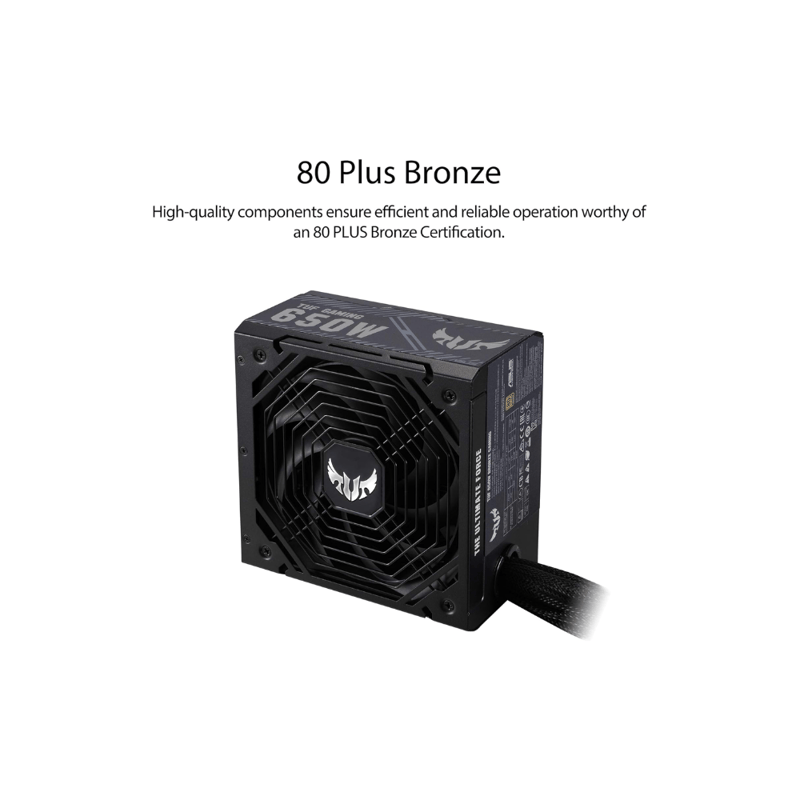 باور سبلاي ASUS TUF Gaming 650W 80+ Bronze Semi-Modular Plus Black - 3