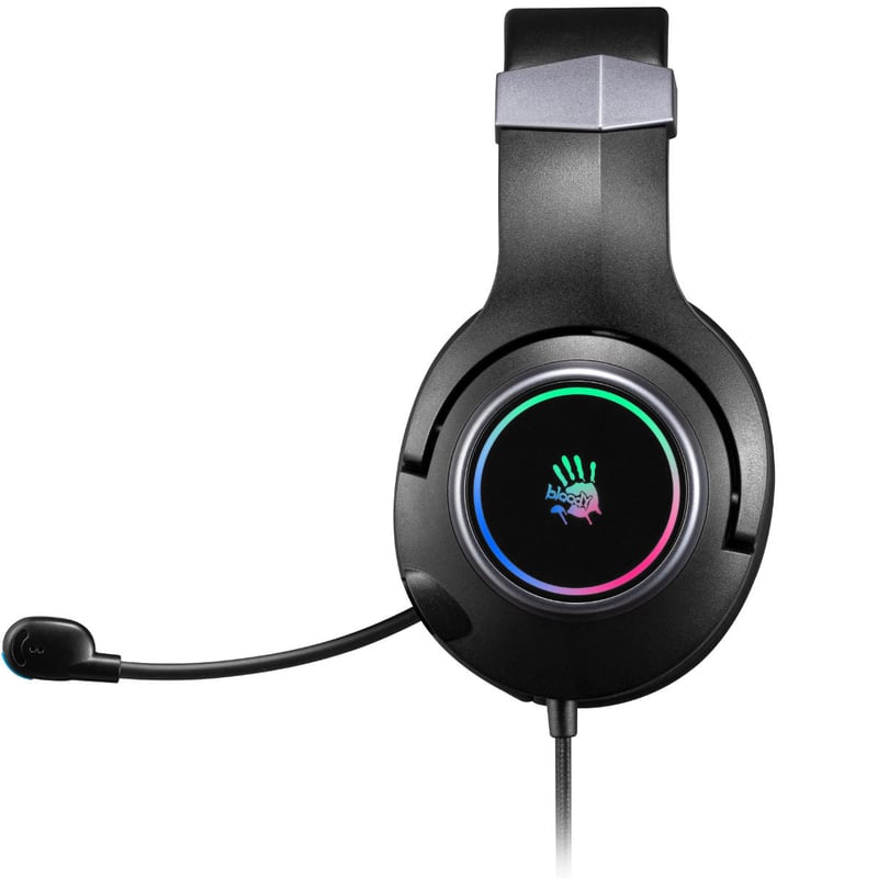 سماعات Bloody G350 7.1 محيطية USB RGB أسود - 3