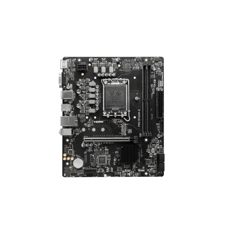 لوحة أم MSI B760M-E Pro B760 LGA1700 Micro-ATX DDR5 - 2