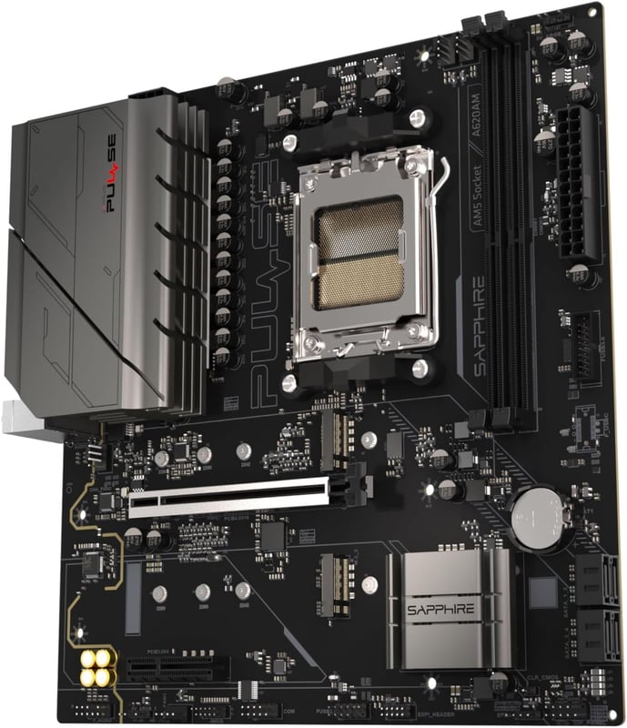 Sapphire PULSE A620AM AM5 Micro-ATX DDR5 Motherboard - 5