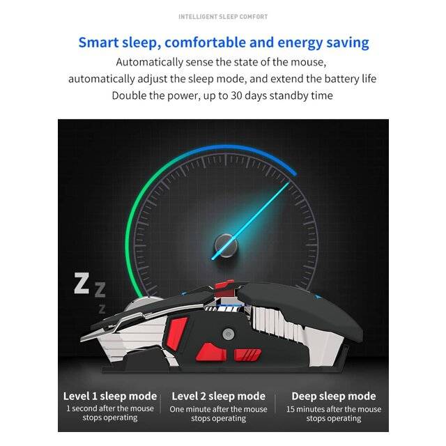 Aula SC300 Wireless Gaming Mouse 5600 DPI RGB - 3