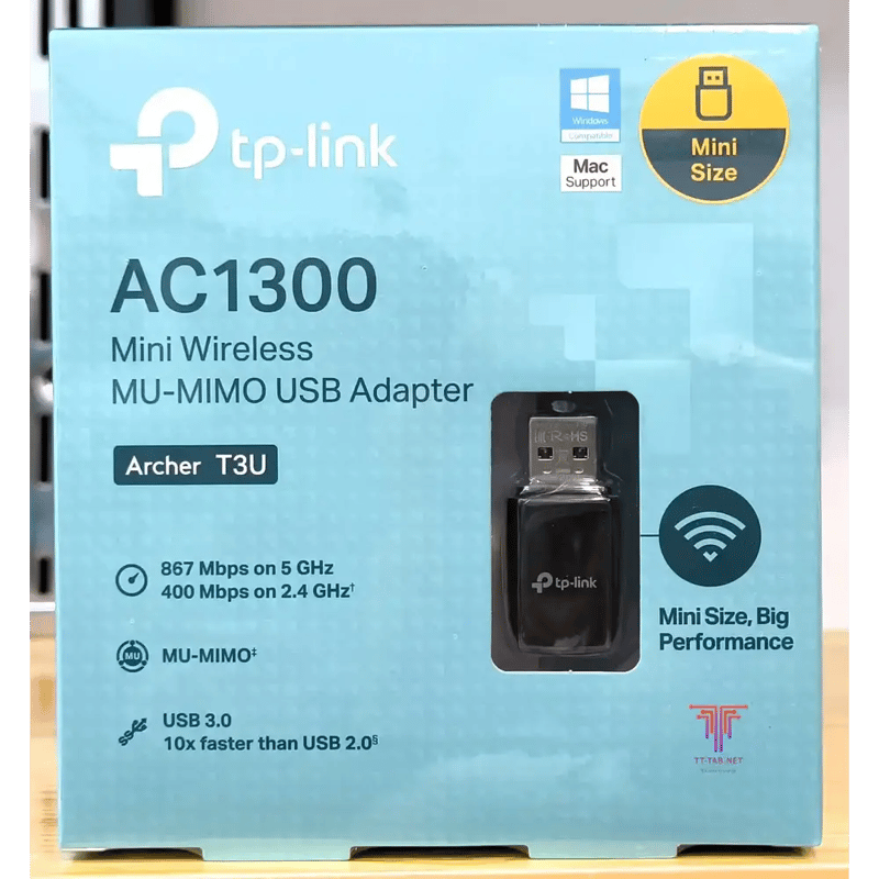 محول USB TP-Link Archer T3U Plus AC1300 USB-A - 10