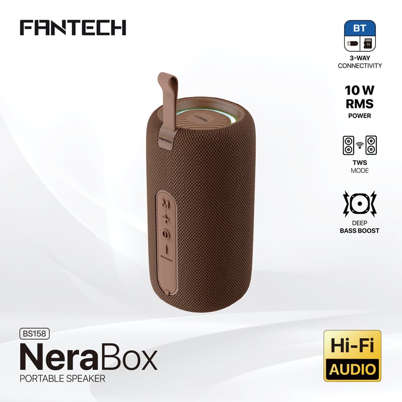 Fantech BS158 2.0 Channel 10W Bluetooth Speaker - 5
