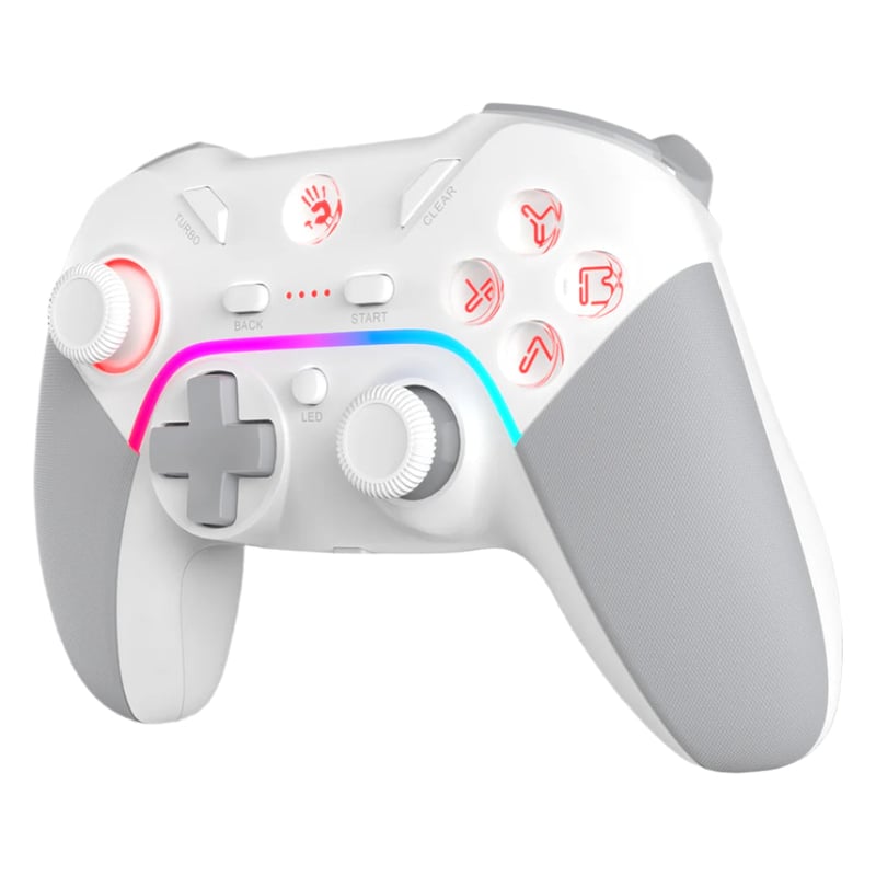 Bloody GPW70 Dual Mode Wireless & USB Wired Game Controller White - 4