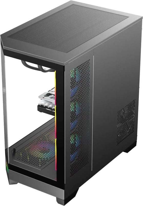 SAMA Neview 3021 Full-Tower ATX Case Black Tempered Glass - 4