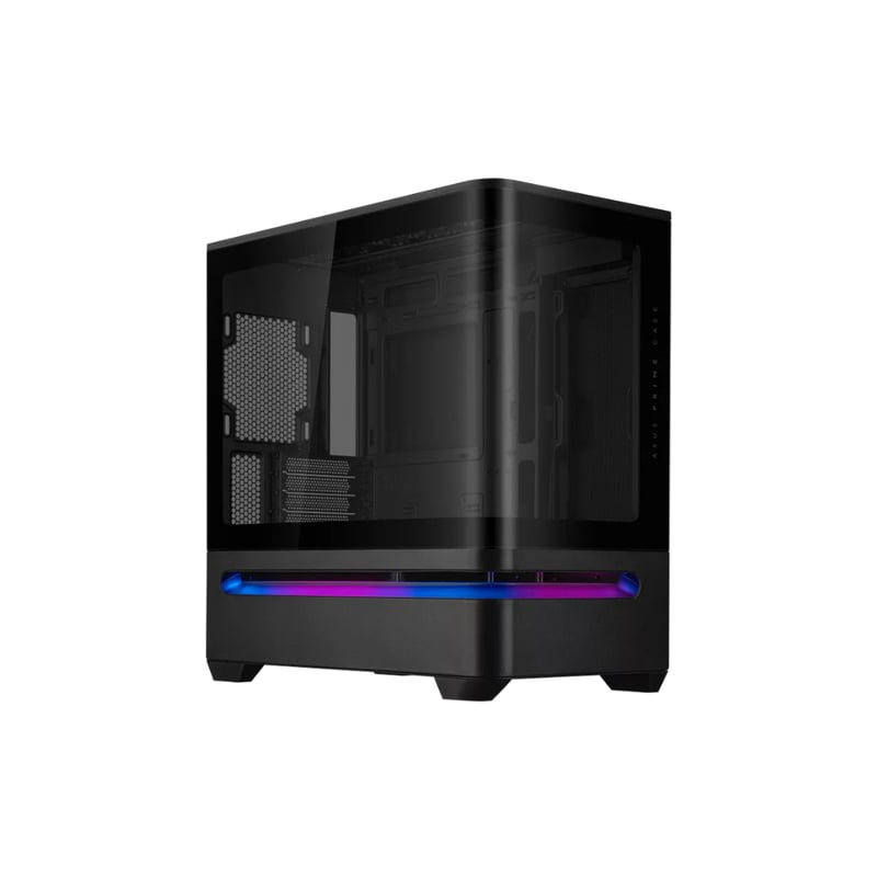 كيس ASUS Prime AP202 Micro-ATX أسود زجاج منحني - 1