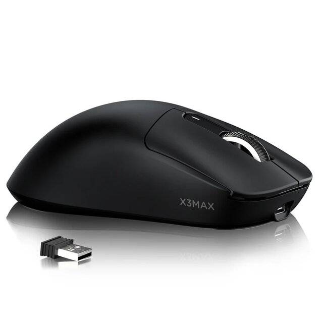 ماوس Attack Shark X3 Max 42000 DPI Dual-Mode أسود - 1