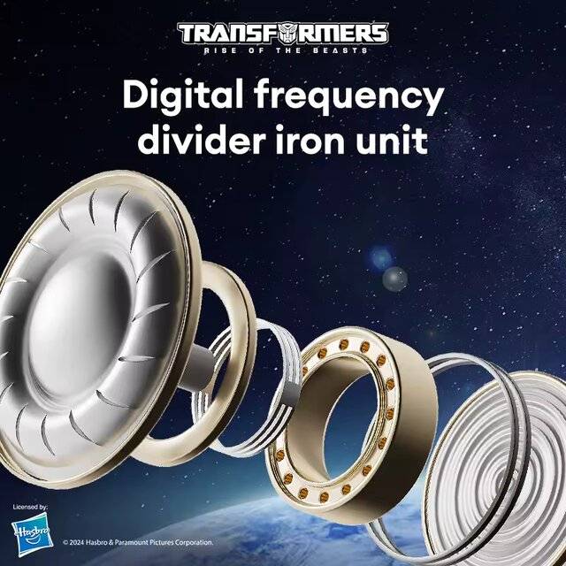 سماعات Transformers TF-T35 TWS بلوتوث RGB مايك رمادي - 4