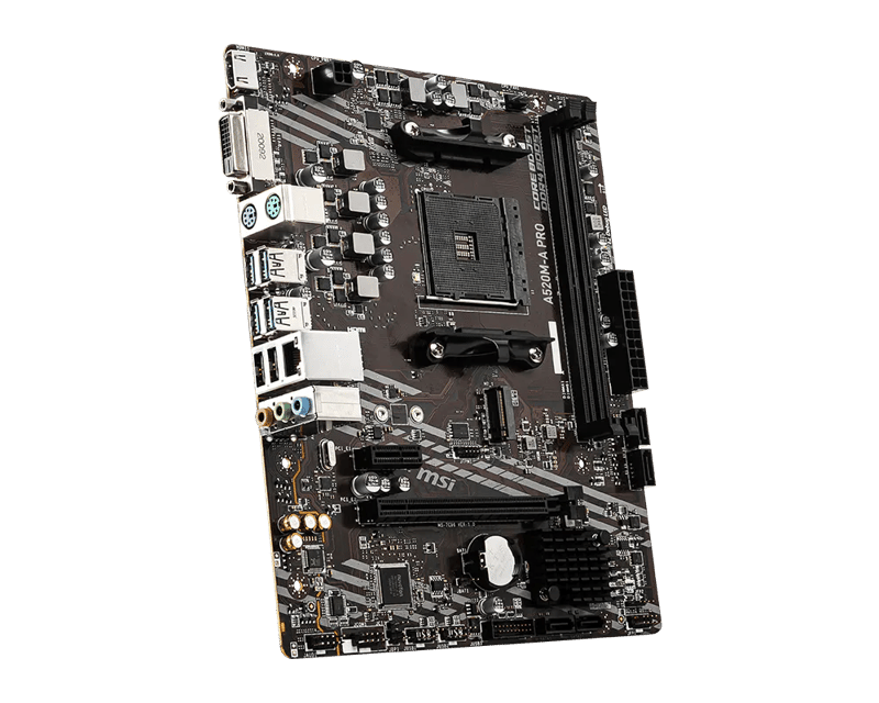 MSI A520M-A PRO AM4 Micro-ATX DDR4 Motherboard - 5